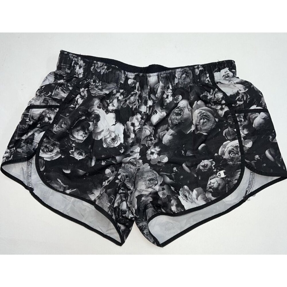 Champion Running Active Powertrain Shorts Floral Black & Grey (M)